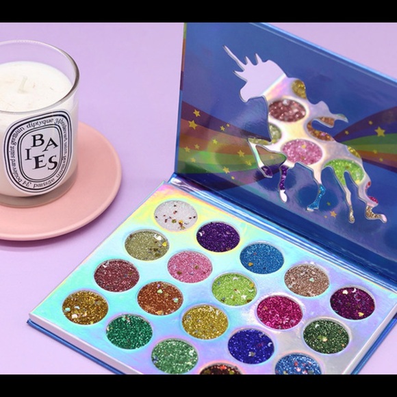 NWT Unicorn Glitter Sparkle Eyeshadow Palette - Picture 2 of 8
